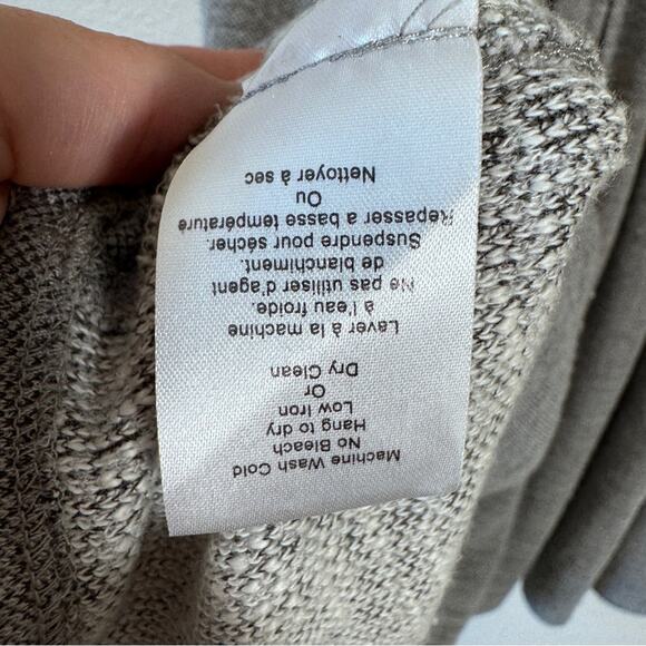 Talula Aritzia Grey Fit & Flare Mini Dress Women 2 Preppy Sleeveless Skater Twee - Picture 11 of 11